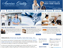 Tablet Screenshot of americasqualitycare.com